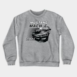 Mustang Mach-E Vintage Stripes Crewneck Sweatshirt